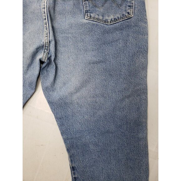 Wrangler George Strait Cowboy Collection Size 42x32 Light Wash Boot Cut - Picture 13 of 16